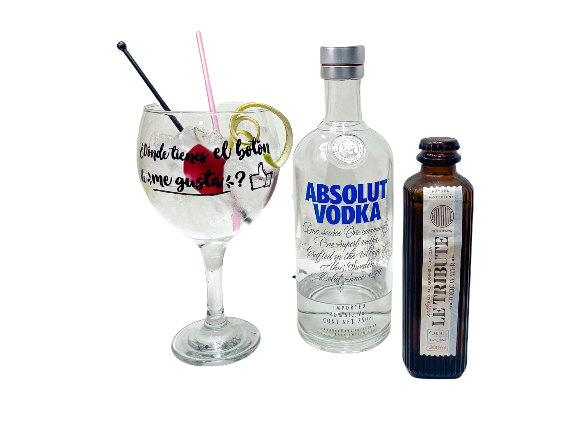 Vodka tonic absolut